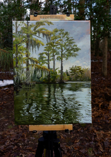 Kayaking from Edenton Bay by Mary Beatty-Brooks |  Context View of Artwork 