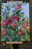 Original art for sale at UGallery.com | October Apples by Mary Beatty-Brooks | $725 | acrylic painting | 16' h x 12' w | thumbnail 3
