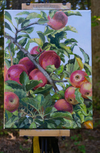 October Apples by Mary Beatty-Brooks |  Context View of Artwork 