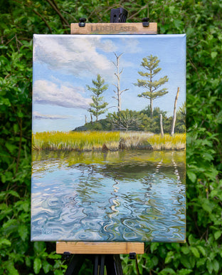 Reflections from a Kayak by Mary Beatty-Brooks |  Context View of Artwork 
