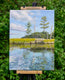 Original art for sale at UGallery.com | Reflections from a Kayak by Mary Beatty-Brooks | $625 | acrylic painting | 16' h x 12' w | thumbnail 3