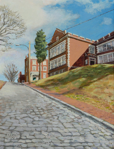 Up 23rd Street, Church Hill, Richmond, VA by Mary Beatty-Brooks |  Artwork Main Image 