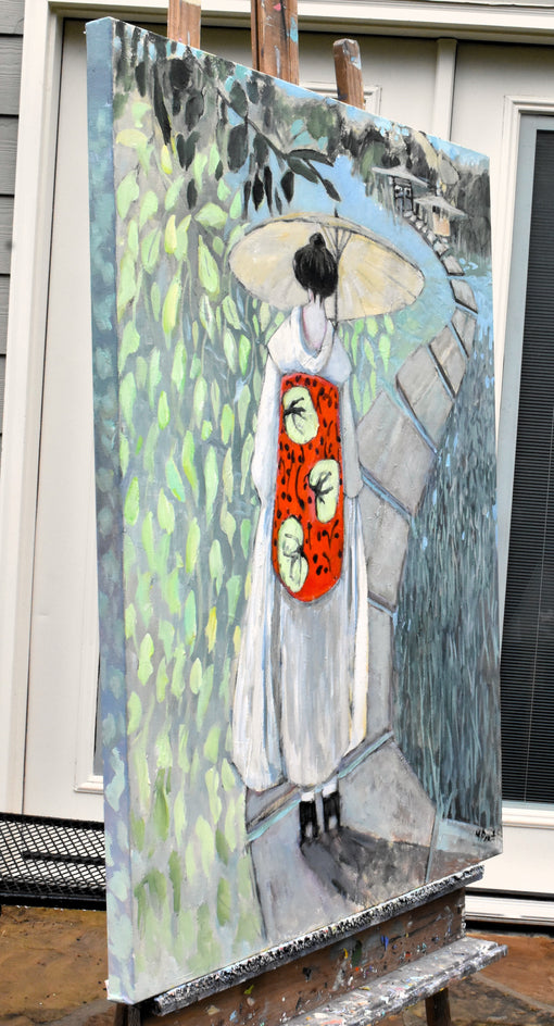 Life Path by Mary Pratt |  Side View of Artwork 