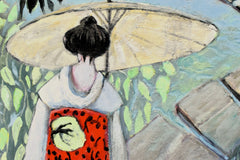 Original art for sale at UGallery.com | Life Path by Mary Pratt | $2,475 | acrylic painting | 40' h x 30' w | thumbnail 4