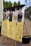 Original art for sale at UGallery.com | Sisterhood by Mary Pratt | $4,100 | acrylic painting | 48' h x 48' w | thumbnail 2