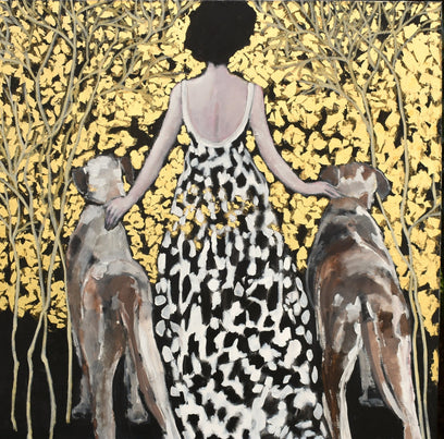 The Golden Path of Best Friends by Mary Pratt | Artwork Main Image