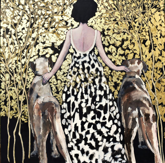 The Golden Path of Best Friends by Mary Pratt |  Artwork Main Image 
