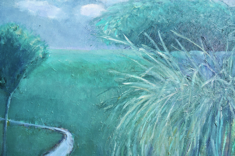A Study in Green by Mary Pratt |   Closeup View of Artwork 