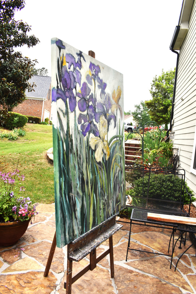 An Interpretation of Spring by Mary Pratt |  Side View of Artwork 