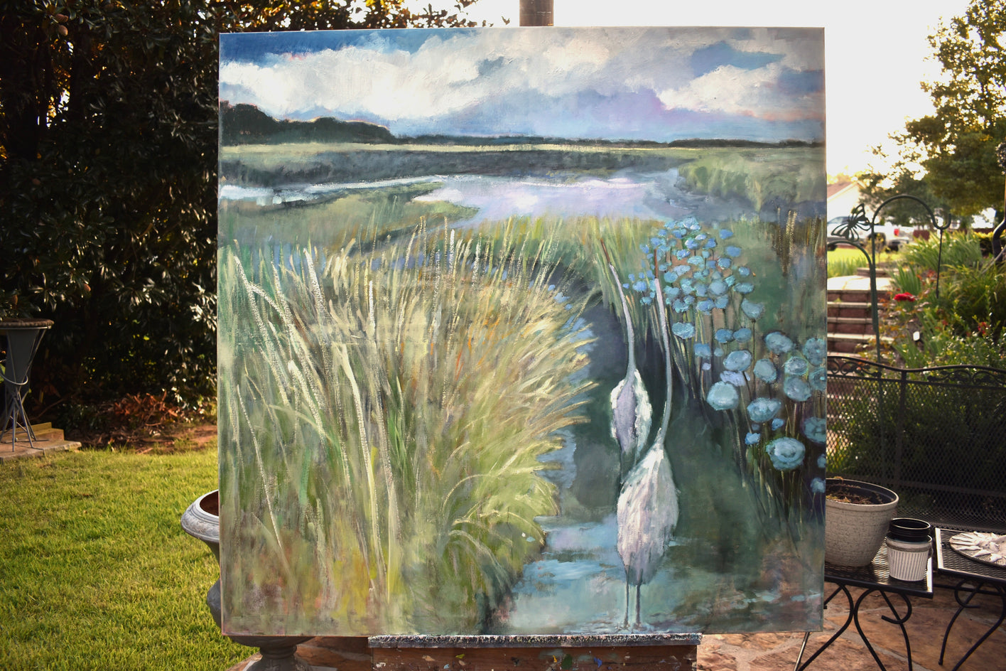 Dreaming in Colors by Mary Pratt |  Side View of Artwork 