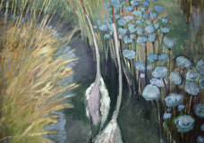 Original art for sale at UGallery.com | Dreaming in Colors by Mary Pratt | $3,900 | oil painting | 48' h x 48' w | thumbnail 4