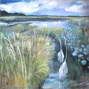 oil painting by Mary Pratt titled Dreaming in Colors