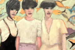 Original art for sale at UGallery.com | Five Bird Rule by Mary Pratt | $2,700 | oil painting | 48' h x 36' w | thumbnail 4