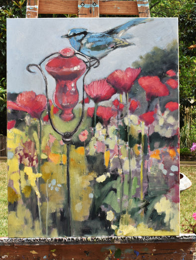 Garden Visit by Mary Pratt |  Context View of Artwork 