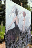 Original art for sale at UGallery.com | Imagining by Mary Pratt | $3,800 | oil painting | 48' h x 48' w | thumbnail 2