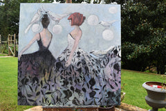 Original art for sale at UGallery.com | Imagining by Mary Pratt | $3,800 | oil painting | 48' h x 48' w | thumbnail 3