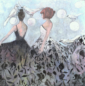oil painting by Mary Pratt titled Imagining