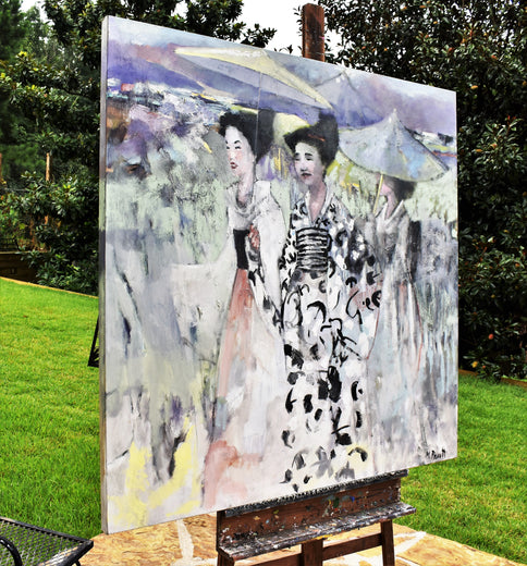 In Sunlight by Mary Pratt |  Side View of Artwork 