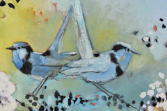 Original art for sale at UGallery.com | I've Got You by Mary Pratt | $2,100 | oil painting | 36' h x 36' w | thumbnail 4