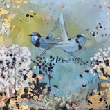 Original art for sale at UGallery.com | I've Got You by Mary Pratt | $2,100 | oil painting | 36' h x 36' w | thumbnail 1