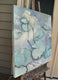 Original art for sale at UGallery.com | Lily Pad Pond by Mary Pratt | $1,900 | oil painting | 36' h x 36' w | thumbnail 2