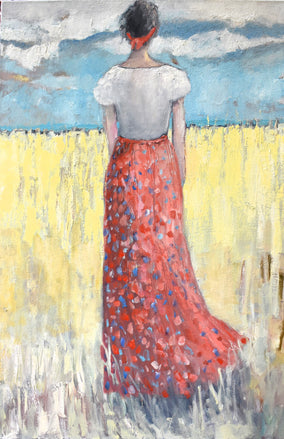 Original art for sale at UGallery.com | Out Yonder by Mary Pratt | $1,575 | oil painting | 30' h x 20' w