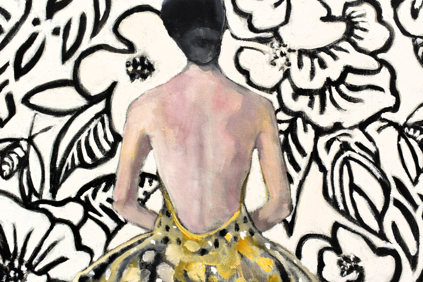 Outspoken Bloom by Mary Pratt |  Closeup View of Artwork 