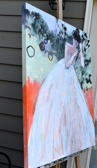 Resting by Mary Pratt |  Side View of Artwork 