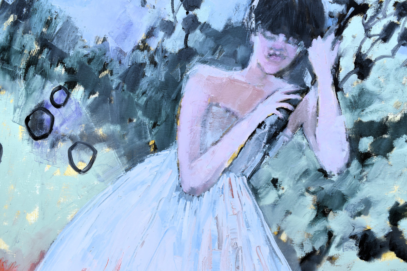 Resting by Mary Pratt |  Closeup View of Artwork 