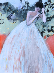 oil painting by Mary Pratt titled Resting