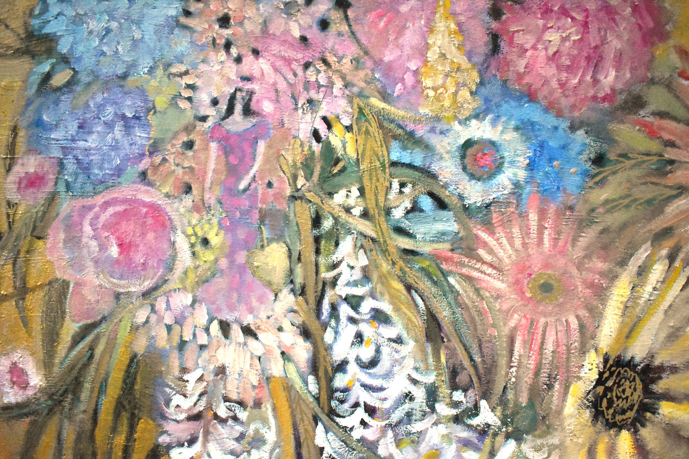 Seeking Flora by Mary Pratt |  Closeup View of Artwork 