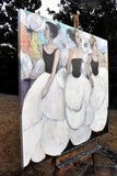 Original art for sale at UGallery.com | Shared Silence by Mary Pratt | $3,600 | oil painting | 48' h x 48' w | thumbnail 2