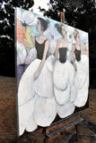Original art for sale at UGallery.com | Shared Silence by Mary Pratt | $3,900 | oil painting | 48' h x 48' w | thumbnail 2