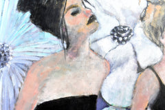 Original art for sale at UGallery.com | Shared Silence by Mary Pratt | $3,900 | oil painting | 48' h x 48' w | thumbnail 4