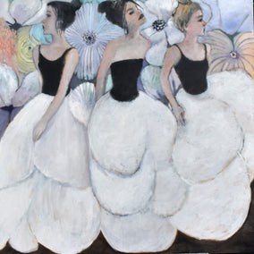 Original art for sale at UGallery.com | Shared Silence by Mary Pratt | $3,600 | oil painting | 48' h x 48' w