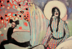 Original art for sale at UGallery.com | Splashpad by Mary Pratt | $2,975 | oil painting | 40' h x 40' w | thumbnail 4