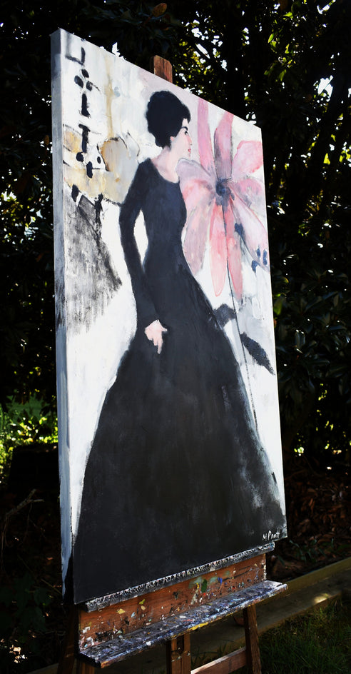 Stay In This Moment by Mary Pratt |  Side View of Artwork 