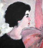 Original art for sale at UGallery.com | Stay In This Moment by Mary Pratt | $2,900 | oil painting | 48' h x 30' w | thumbnail 4