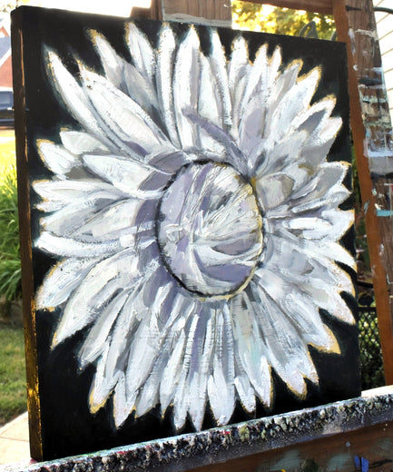 Strawflower by Mary Pratt |  Side View of Artwork 