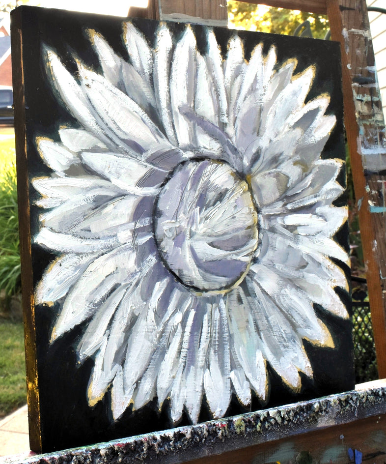 Strawflower by Mary Pratt |  Side View of Artwork 