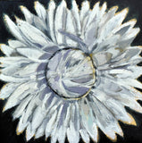 Original art for sale at UGallery.com | Strawflower by Mary Pratt | $625 | oil painting | 12' h x 12' w | thumbnail 1
