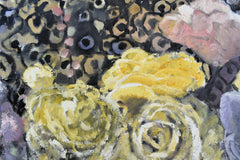 Original art for sale at UGallery.com | The Life of a Flower by Mary Pratt | $4,200 | oil painting | 48' h x 48' w | thumbnail 4
