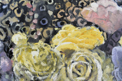 Original art for sale at UGallery.com | The Life of a Flower by Mary Pratt | $4,200 | oil painting | 48' h x 48' w | thumbnail 4