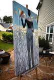 Original art for sale at UGallery.com | Tight Pants by Mary Pratt | $3,000 | oil painting | 48' h x 30' w | thumbnail 2