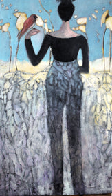 oil painting by Mary Pratt titled Tight Pants