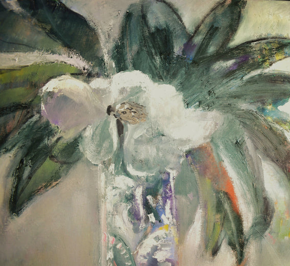 Tonal Floral by Mary Pratt |   Closeup View of Artwork 