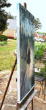 Original art for sale at UGallery.com | Twilight by Mary Pratt | $2,400 | oil painting | 48' h x 24' w | thumbnail 2