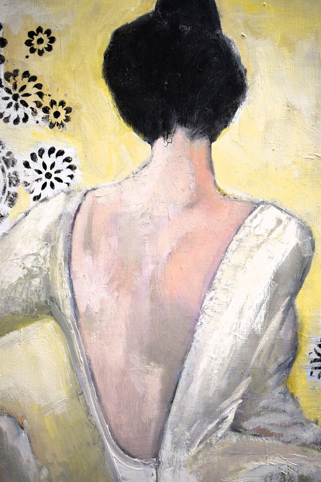 Twirling by Mary Pratt |  Closeup View of Artwork 