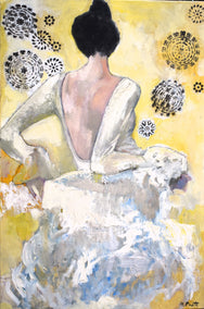 oil painting by Mary Pratt titled Twirling