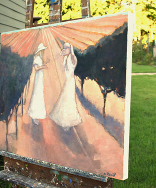 Vineyard Musing by Mary Pratt |  Side View of Artwork 